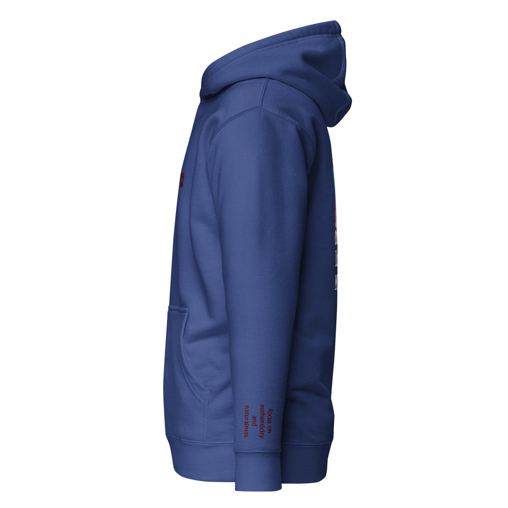 Veriterra: Women's Hoodie, Classic Cotton: Focus on authenticity and naturalness(Truth Seeking) - Vazzari Couture