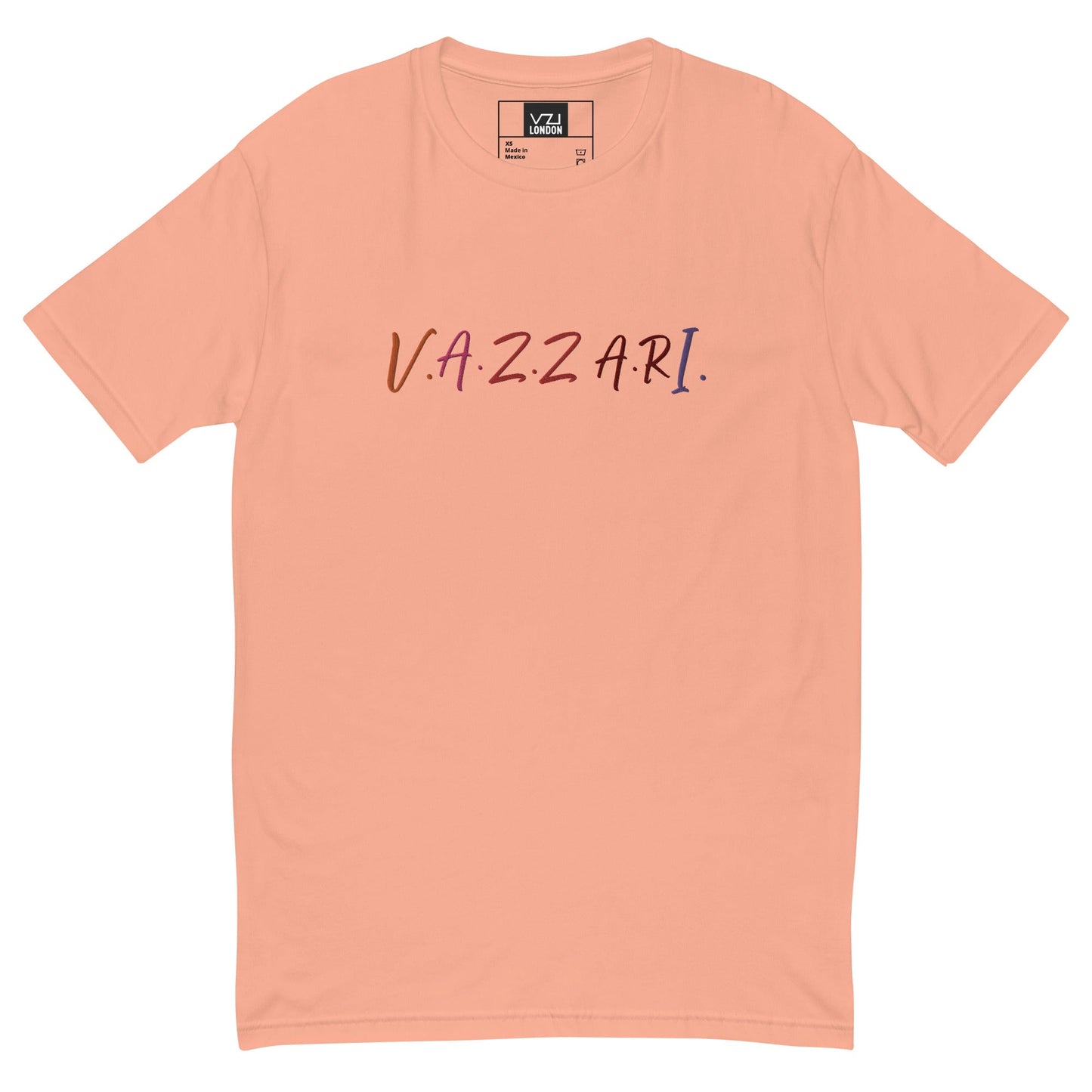 VAZZARI: Fitted T-shirt: Casual Smart, Cotton Thread - VZI - Vazzari Couture