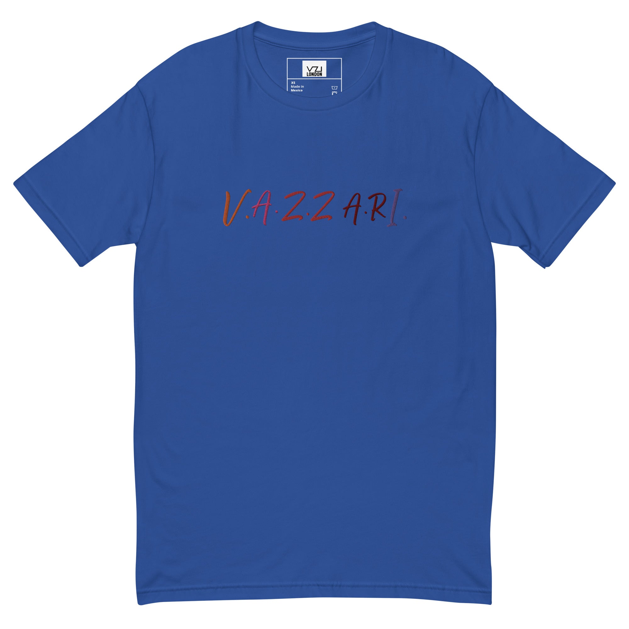 VAZZARI: Fitted T-shirt: Casual Smart, Cotton Thread - VZI - Vazzari Couture