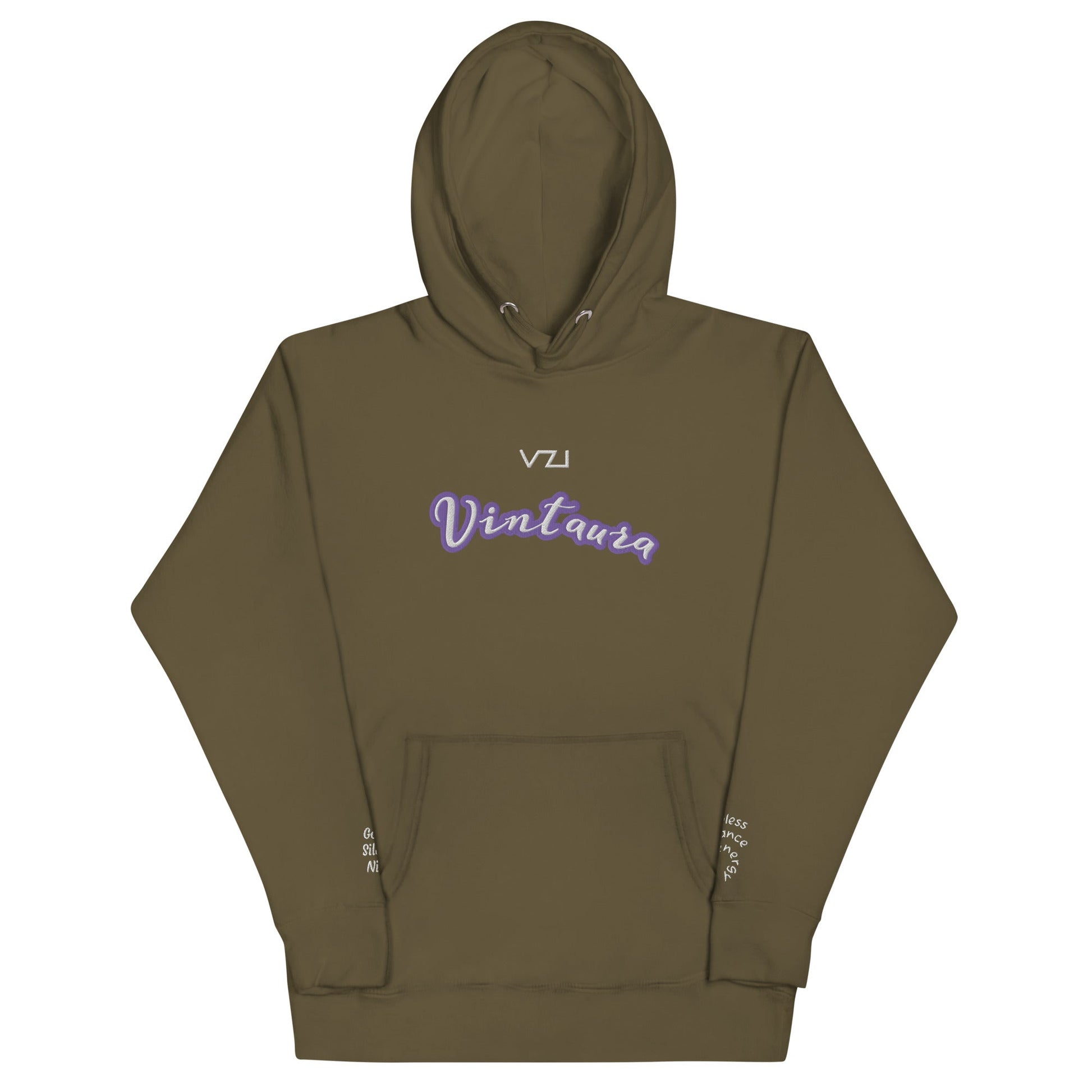 Vintaura: Women's Hoodie - Cotton Heritage: Timeless Elegance and Energy - Vazzari Couture
