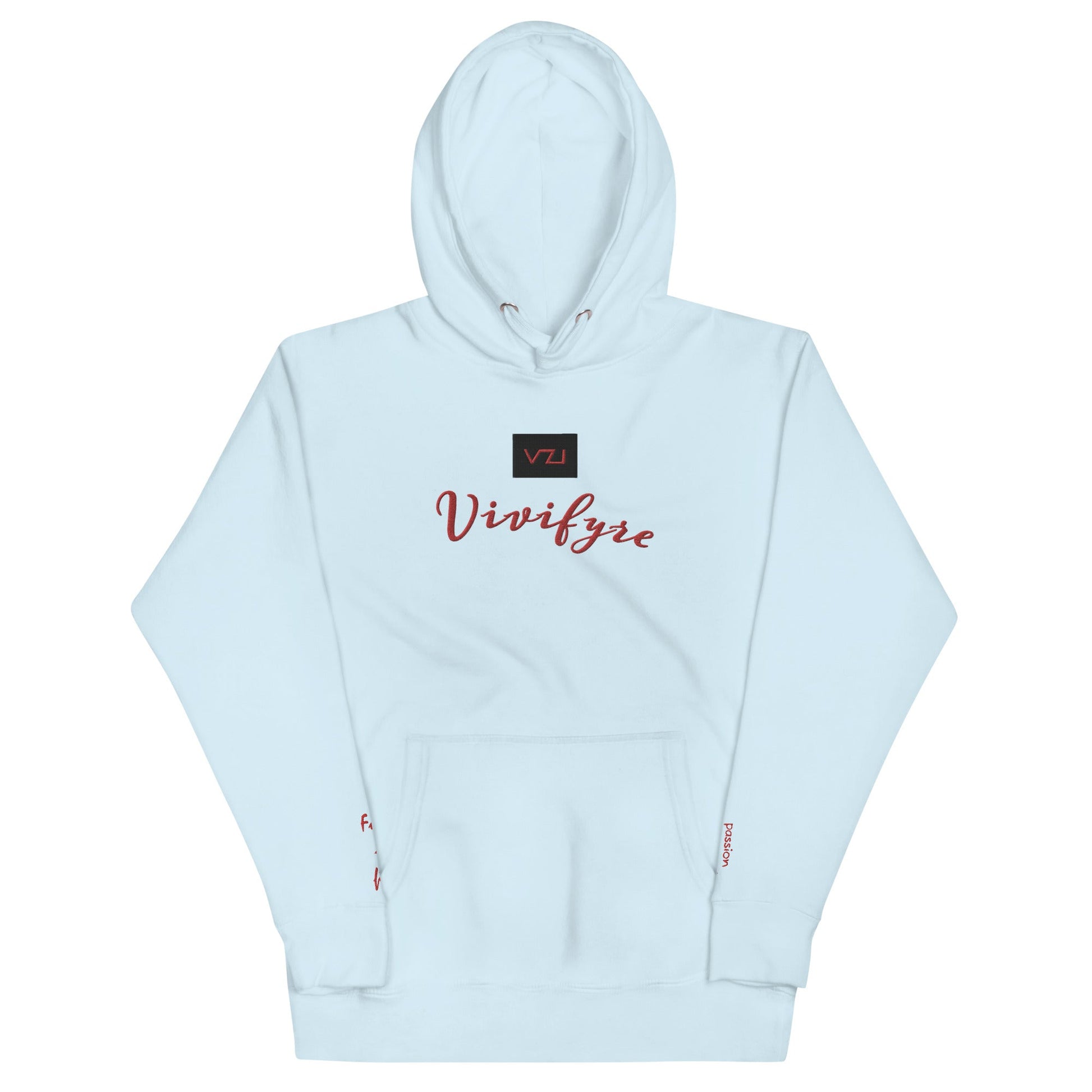 Vivifyre: Women's Hoodie - Cotton Heritage: Full Of Fire - Vazzari Couture