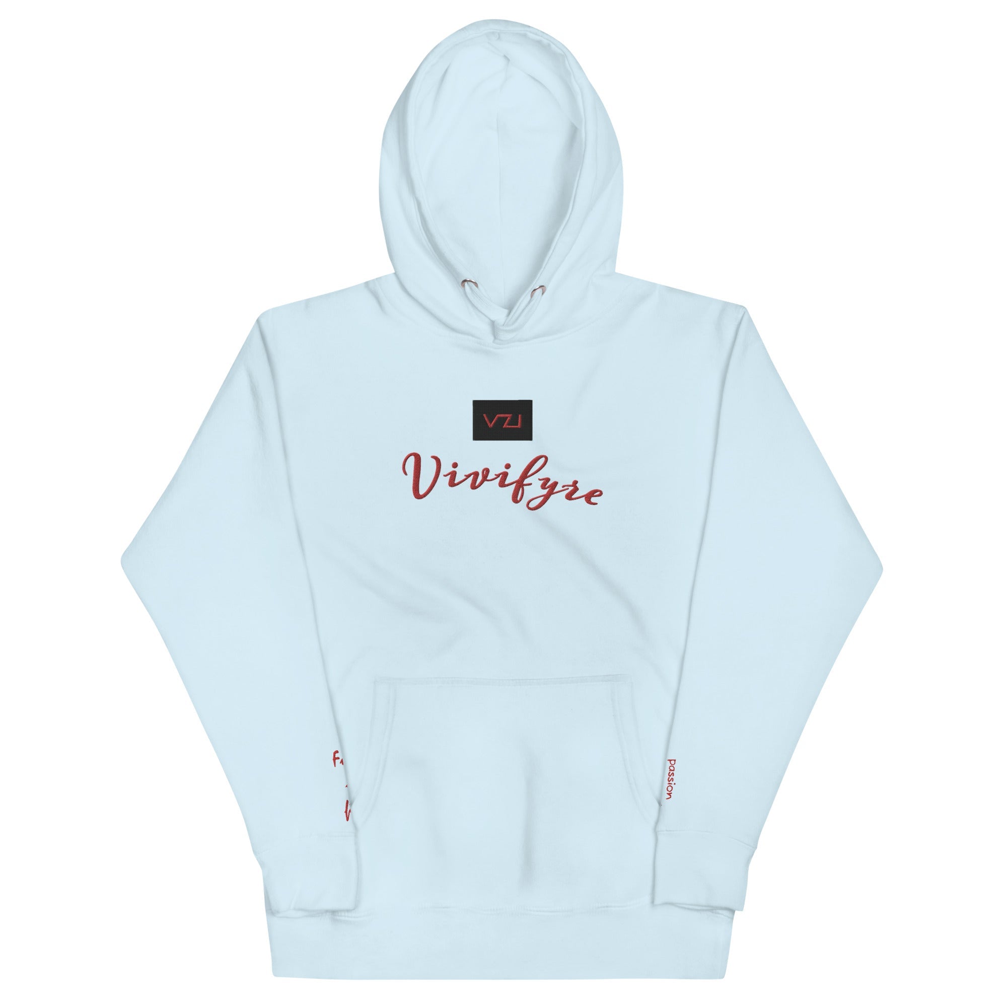 Vivifyre: Women's Hoodie - Cotton Heritage: Full Of Fire - Vazzari Couture