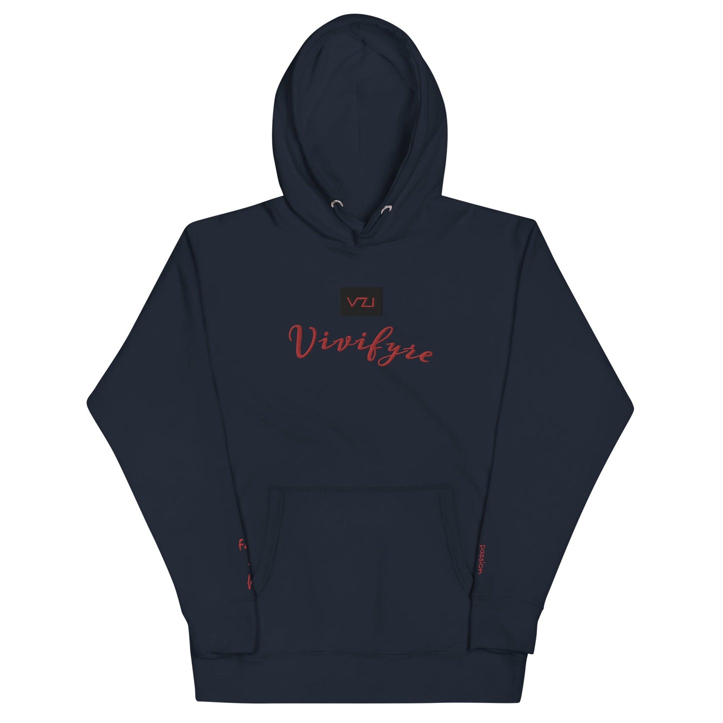 Vivifyre: Women's Hoodie - Cotton Heritage: Full Of Fire - Vazzari Couture