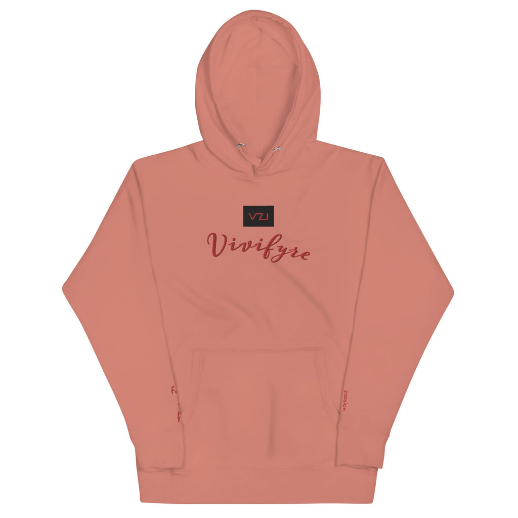 Vivifyre: Women's Hoodie - Cotton Heritage: Full Of Fire - Vazzari Couture