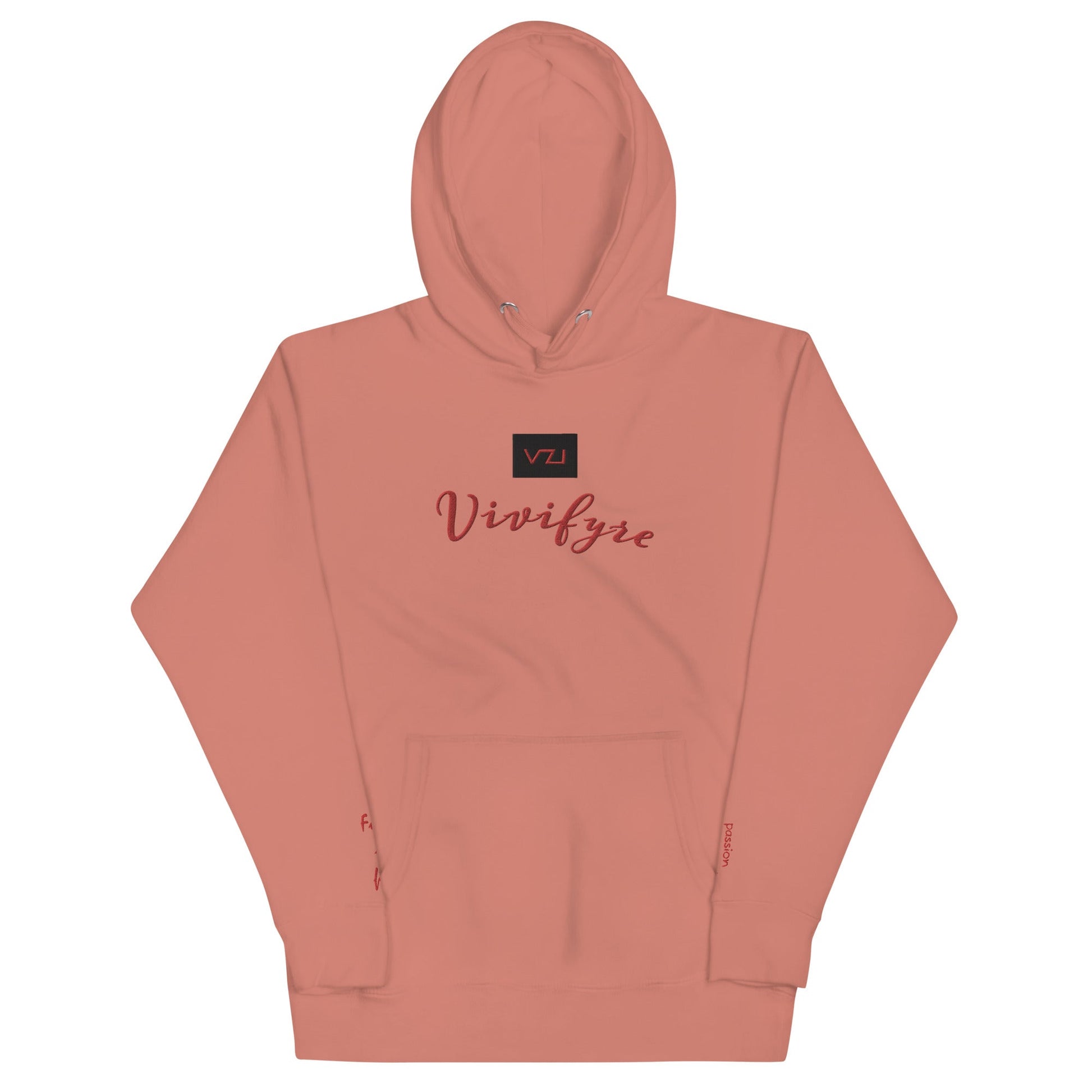 Vivifyre: Women's Hoodie - Cotton Heritage: Full Of Fire - Vazzari Couture