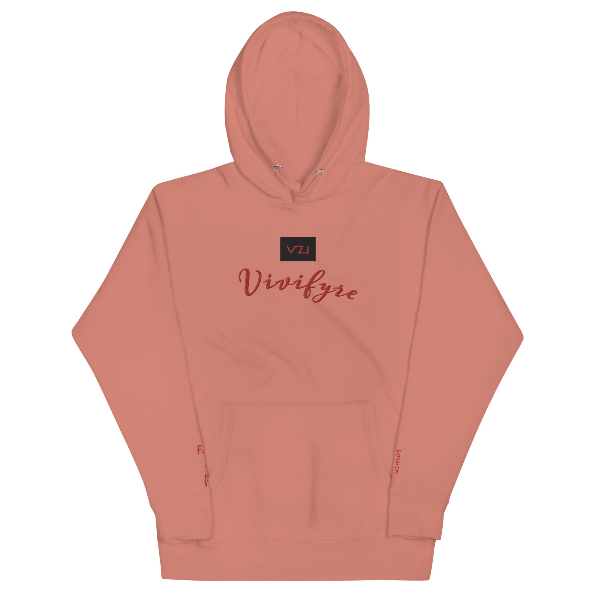 Vivifyre: Women's Hoodie - Cotton Heritage: Full Of Fire - Vazzari Couture