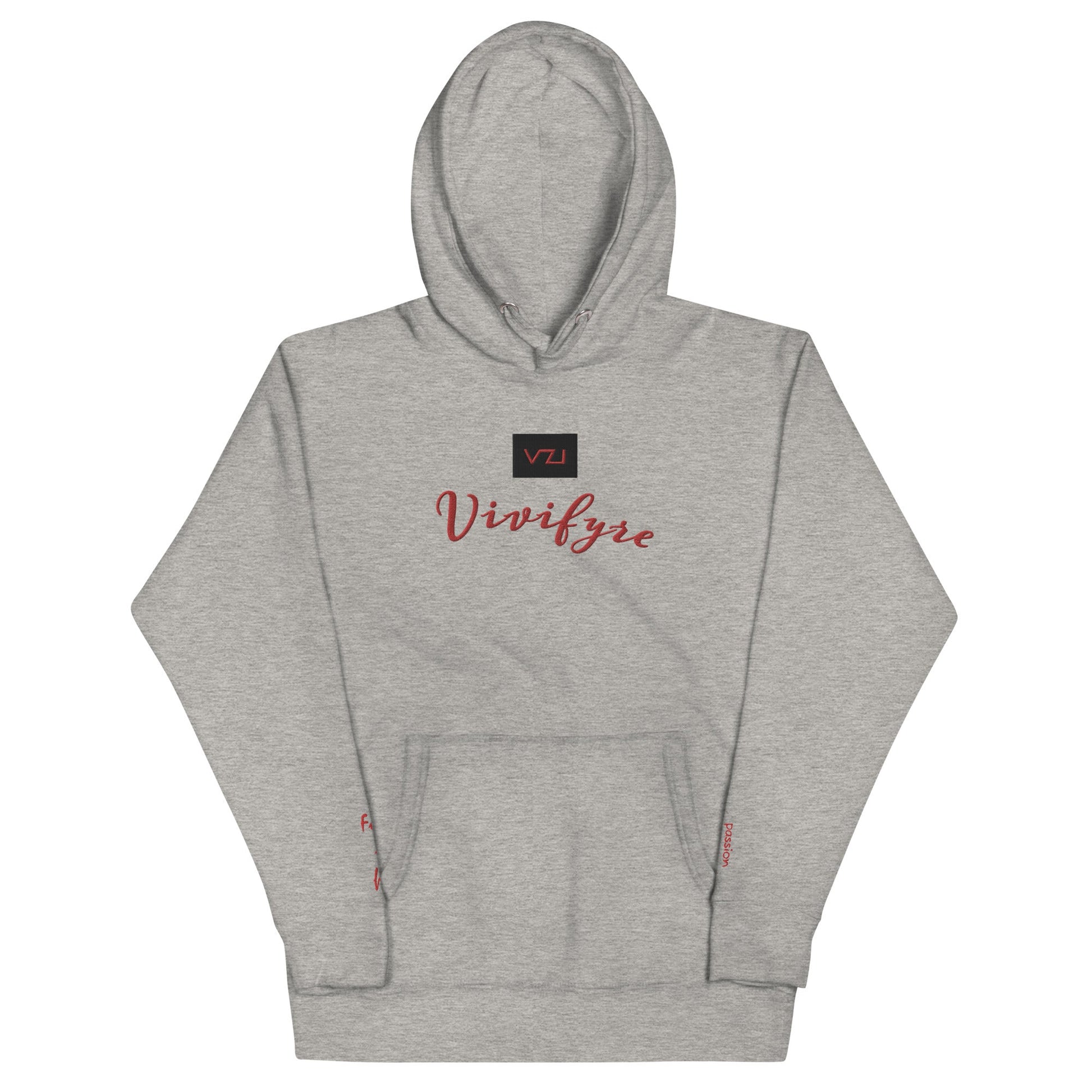 Vivifyre: Women's Hoodie - Cotton Heritage: Full Of Fire - Vazzari Couture